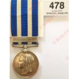 Royal Navy HMS Invincible Egypt 1882 Medal Clasp “Alexandria 11th July” Awarded to “G. TUCKER A.B.