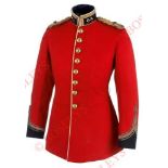 Indian Army. 32nd Pioneers Officer’s Full Dress Scarlet Tunic. An extremely rare and very good