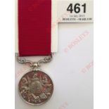 Victorian 3rd Hussars Army Long Service & Good Conduct Medal. A swivel example awarded to “1711