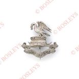 Liverpool Pals 1914 hallmarked silver cap badge. A fine example by Elkington & Co comprising the