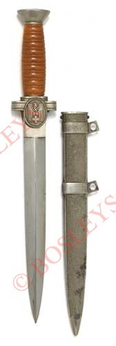 German Third Reich Red Cross Social Welfare Leader’s dagger. A good and scarce heavily plated