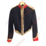 12th Lancers Officer’s Mess Jacket. A scarce example of the stable jacket pattern. Blue jacket