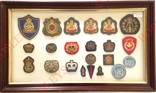 62 cloth trade and rank badges A good selection, mainly post 1953 examples. Framed and glazed in two - Image 2 of 2