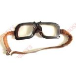 RAF Battle of Britain Period MKIIIa Flying Goggles. A very good pair as issued. The elastic to the