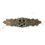 German Third Reich WW2 Army / Waffen SS Close Combat Clasp. A good scarce die-cast example. Eagle