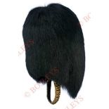 Victorian Foot Guards Officer’s Bearskin. A fine example of good shape terminating with tail to