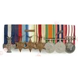 WW2 Royal Navy Submarine Commanders Distinguished Service Cross Group of Seven Medals. A rare