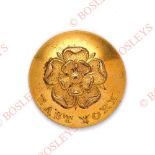 East Riding Militia Georgian Officer’s gilt open-back coatee button. A good scarce example by