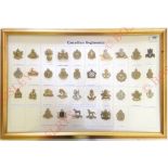 36 Canadian cap badges, mainly Cavalry and Armoured. A good selection, including both King’s Crown