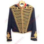 Royal Horse Artillery Elizabeth II Officer’s full dress tunic Tunic of the Eton style dark blue