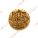 Irish. Westmeath Regiment of Militia, Georgian Officer’s gilt flat-back coatee button. A fine rare