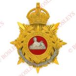 Badge. South Lancashire Regiment (Prince of Wales’s Volunteers) Officer’s helmet plate circa 1902-