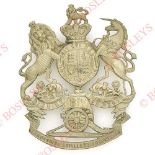 Badge. 8th Lancashire Artillery Volunteers Victorian OR’s helmet plate circa 1878-1901. A good