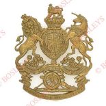 Badge. Royal Artillery Victoria OR’s helmet plate circa 1878-1901. A good die-stamped brass example.