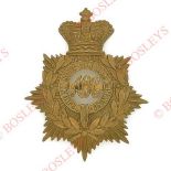 Badge. Army Ordnance Corps Victorian OR’s helmet plate circa 1896-98. A good scarce short lived