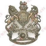 Badge. 1st Sussex Artillery Volunteers Officer’s helmet plate circa 1878-1901. A fine and scarce