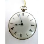 A mid 19th century silver Duplex pocket watch signed Stephen Twycross and Son, London no 11530.