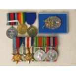 A WW2 four medal France and Germany star campaign group, along with a Normandy campaign, Normandy