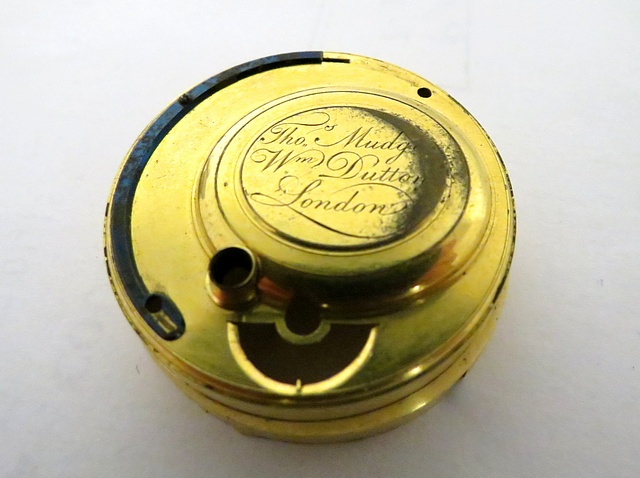 An 18th century cylinder pocket watch by Thomas Mudge and William Dutton, London no 1056, in later - Image 2 of 3