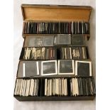 A good collection of 19th century lantern slides in original boxes