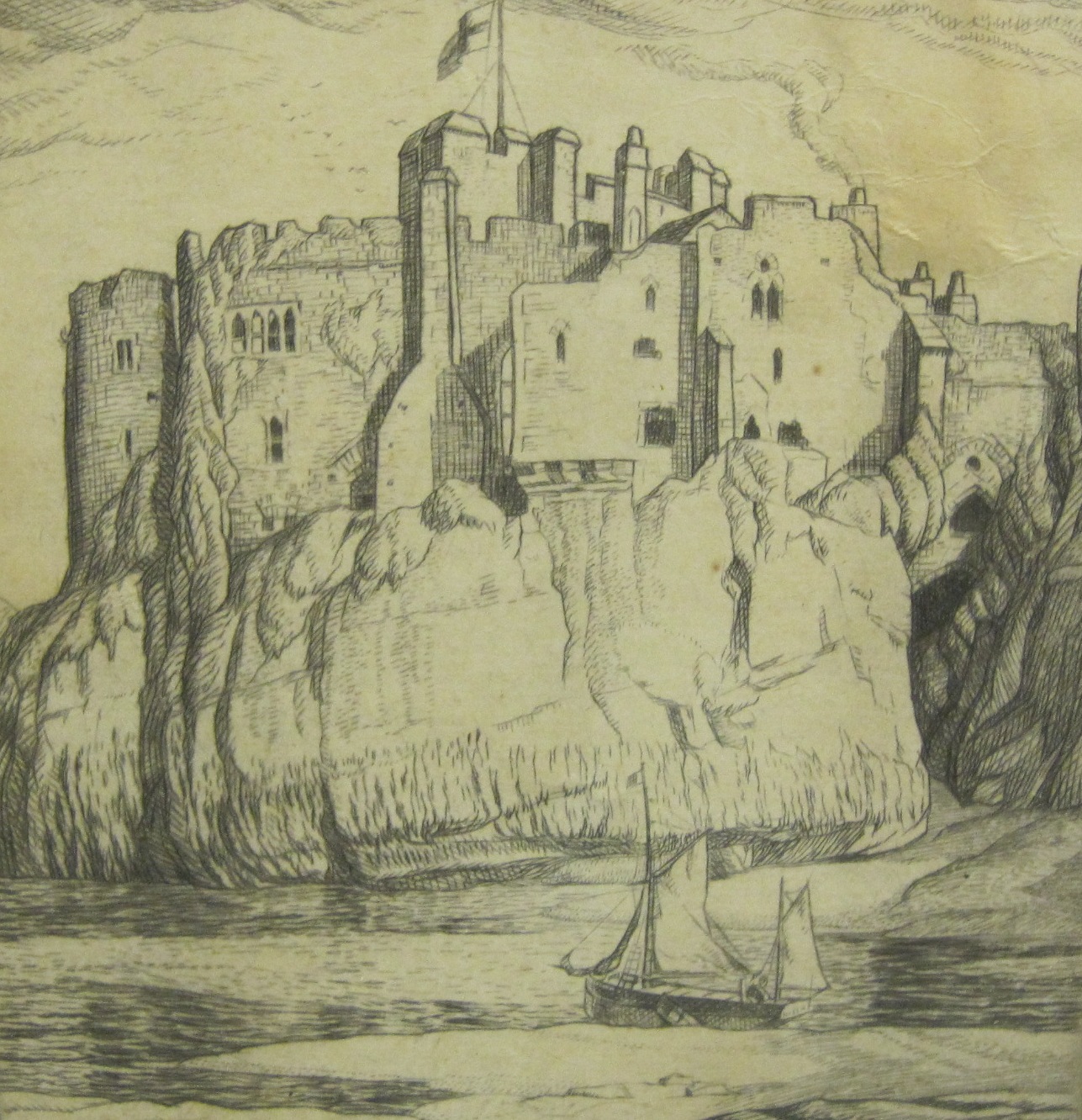 LESLIE MOFFAT WARD. Wareham Bridge, etching, pencil signed and inscribed in the lower margin, 6 x - Image 2 of 2