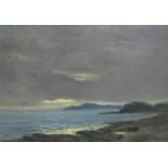 *IRISH (?) SCHOOL c. 1930. A coastal landscape, believed to be Bundoran, Co. Donegal, oil on