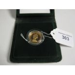 A 1980 Proof Sovereign, in case of issue, with C.O.A
