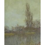 GEORGE HENRY JUPP. On a river bank, Bray; At a Lake-side, signed, watercolour, 19 x 13 1/2 in; a