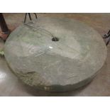 A large stone Millstone, 4ft 9in D