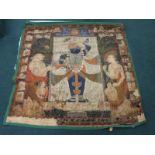 A VISHNU PICHPIA depicting ‘Lord Krishna in the Garden of Paradise’, with Krishna the central figure