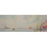 THOMAS SIDNEY . Venice from the Public Gardens, signed, inscribed and dated 1907, watercolour, 9 1/2