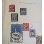 A G.B Stamp Collection, QUV-QUE11, mint/used, with main interest post 1960, contained in two red