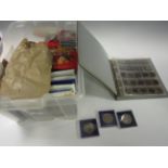 A Collection of British and World Coins, to include Royal Mint Proof Sets, a quantity of Pre-47