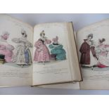 The Ladies Magazine and Museum. Page. Fetter Lane. Hand coloured fashion plates, 14 - 1833, 11 -