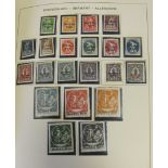 GERMANY c. 1870-1945, a Stamp Collection , mint/used , with some interesting 3rd Reich ranges,