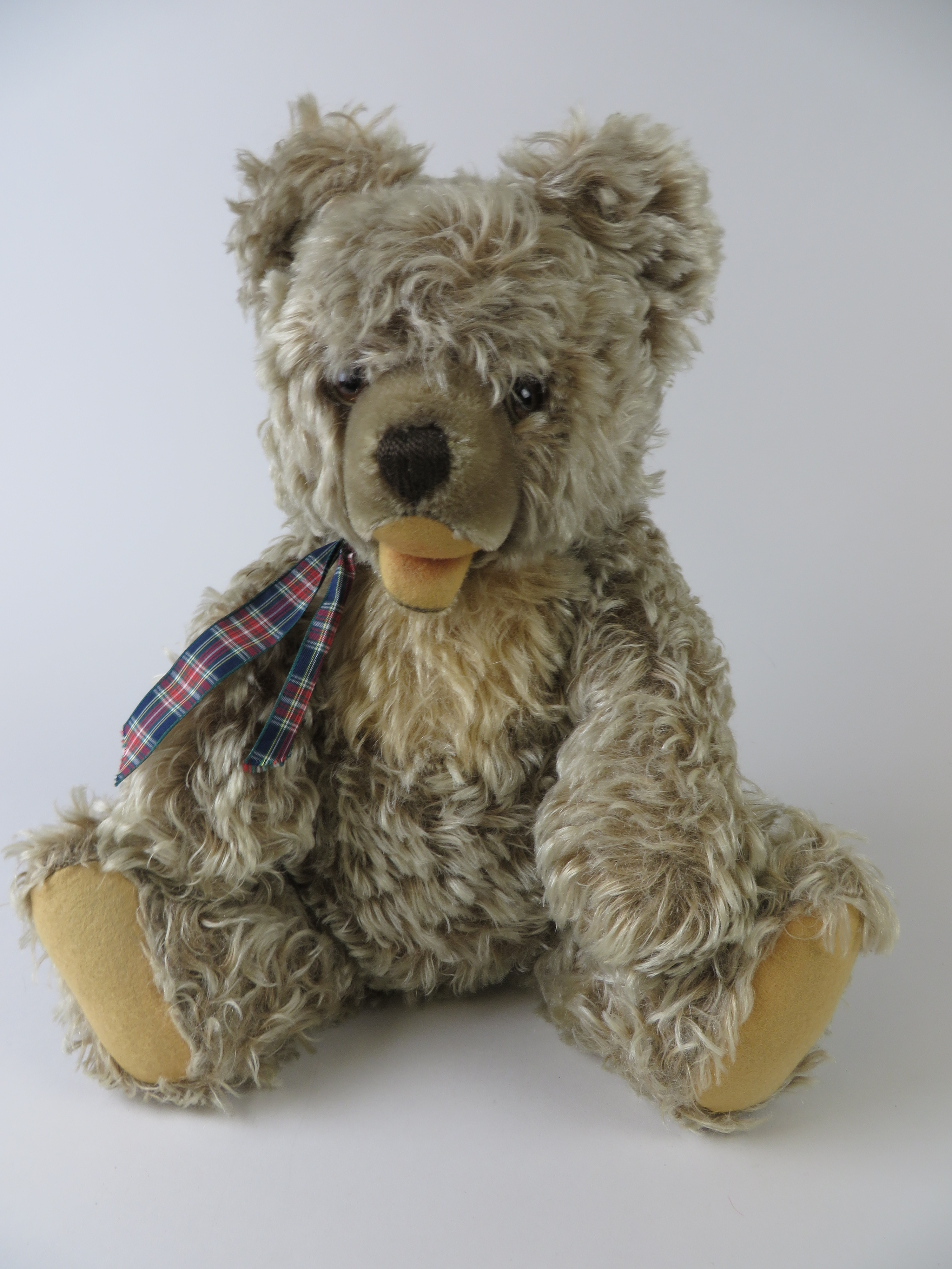 A Steiff Zotti Teddy Bear with button in ear and characteristic open mouth. With growler. Very