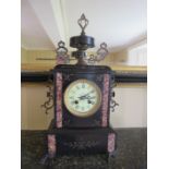 A Victorian Clock Garniture