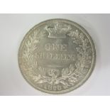 1868 Shilling, die number '27' in a high grade