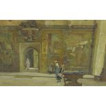 JOHN FULLEYLOVE, R.I. Hampton Court, signed and dated 1879, watercolour, 11 1/2 x 17 1/4 in