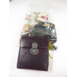 A quantity of Sewing Items including Sewing case, Needles and Cover, Cottons etc