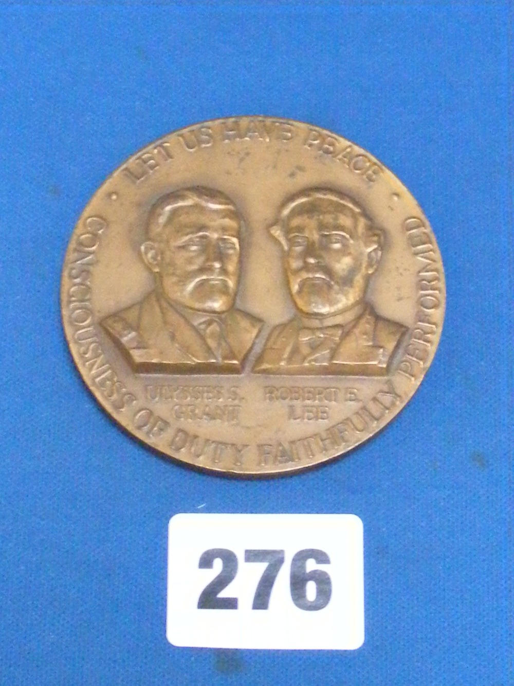 A commemorative large medallion issued i