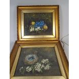 A Pair of 19th Century Oils Depicting Fl