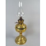 A Brass Oil Lamp.