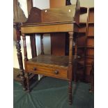 A 19th Century Mahogany Two Tier Wash St