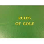 A Bound Album, Rules of Golf Containing