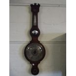 A 19th Century Mahogany Wheel Barometer