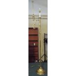 A Reproduction Brass Reading Lamp.