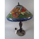 A Reproduction Tiffany Style Table Lamp.