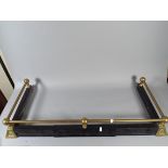 A Brass Mounted Expandable Fire Curb.