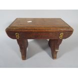 A Small Late Victorian Stool.